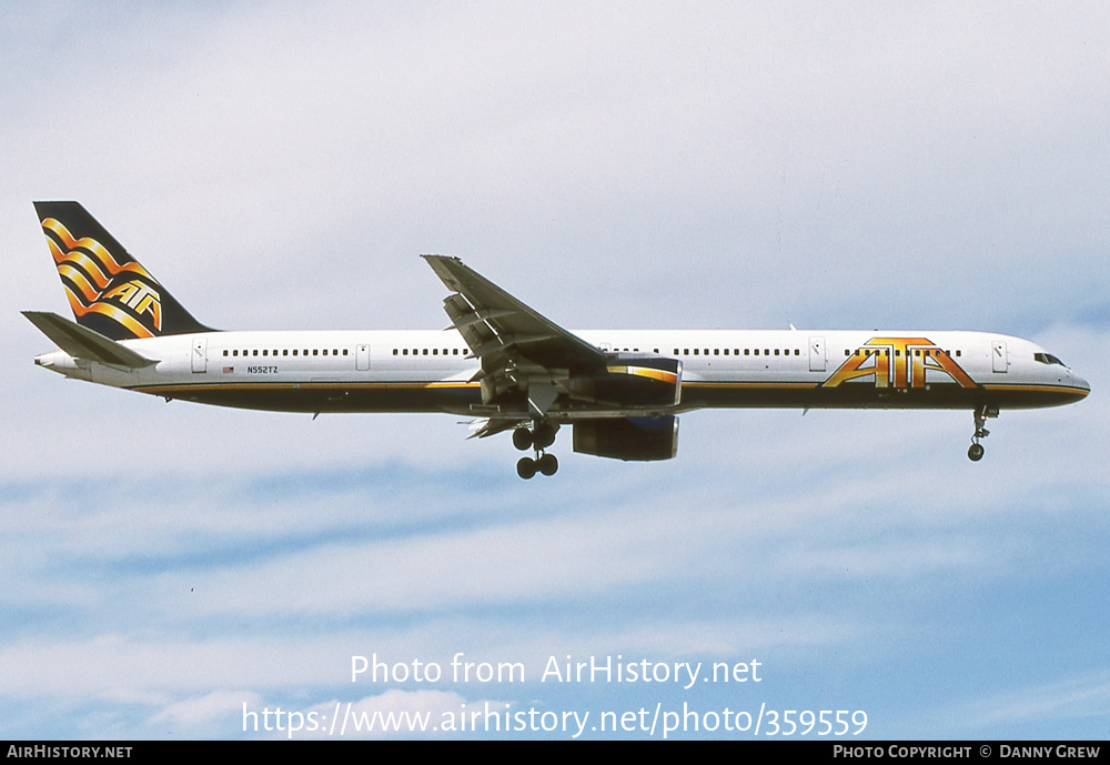 Aircraft Photo of N552TZ | Boeing 757-33N | ATA Airlines - American Trans Air | AirHistory.net #359559