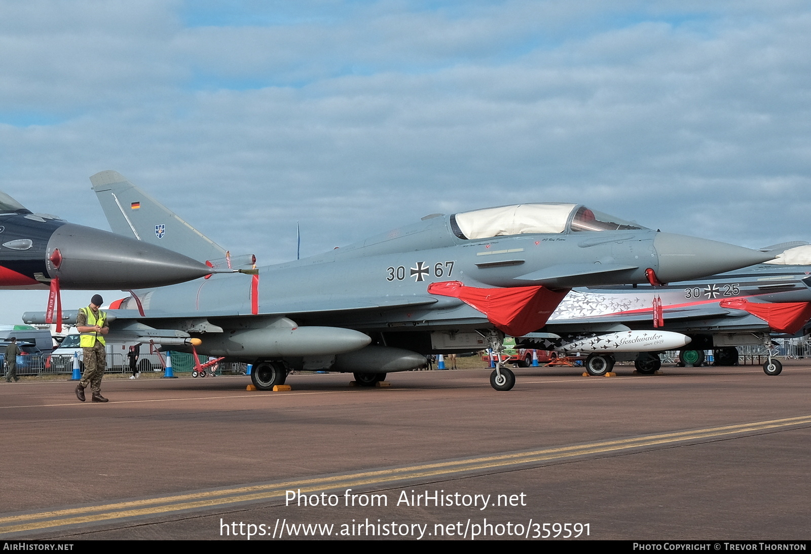 Aircraft Photo of 3067 | Eurofighter EF-2000 Typhoon T | Germany - Air Force | AirHistory.net #359591