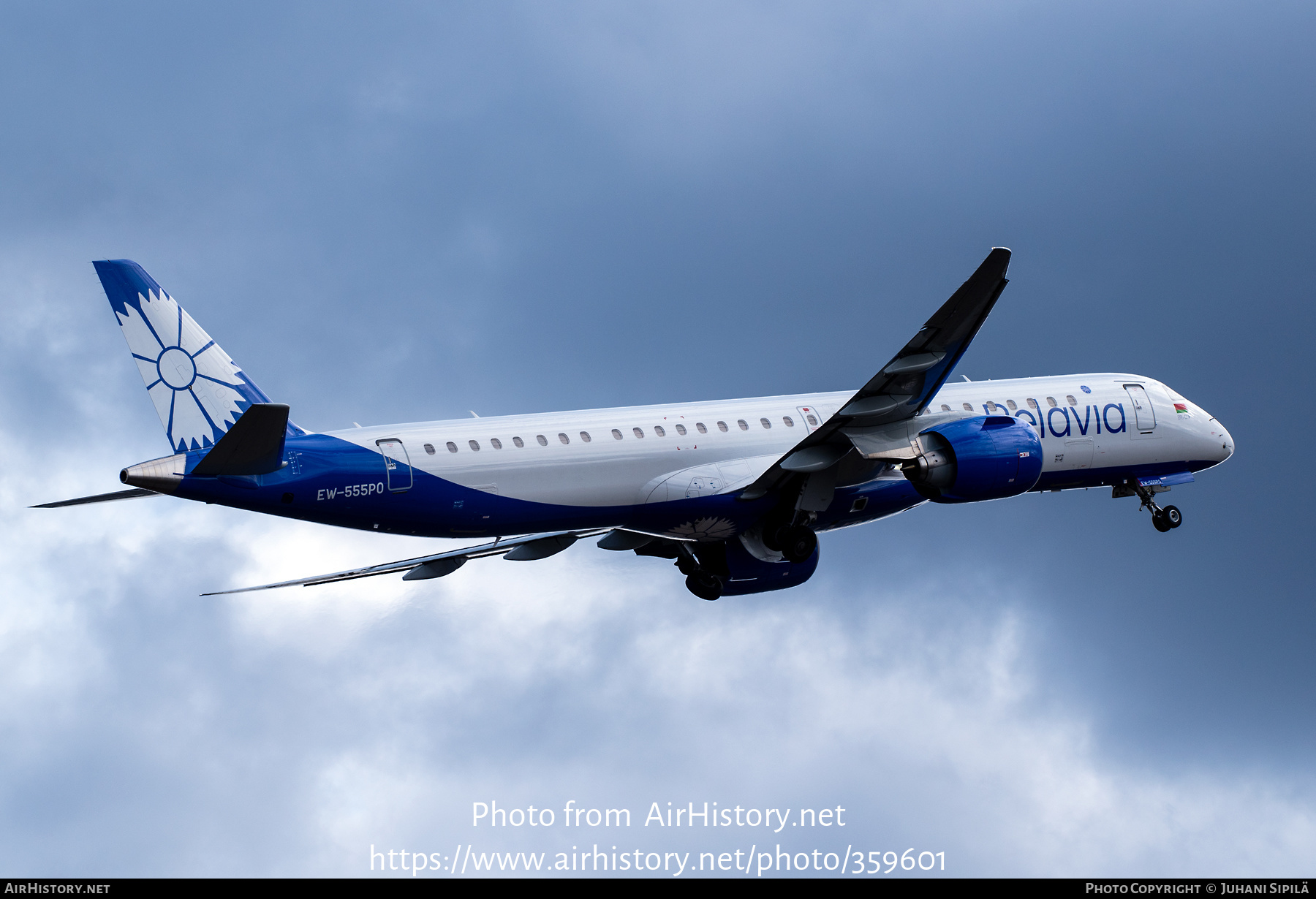 Aircraft Photo of EW-555PO | Embraer 195-E2 (ERJ-190-400) | Belavia | AirHistory.net #359601