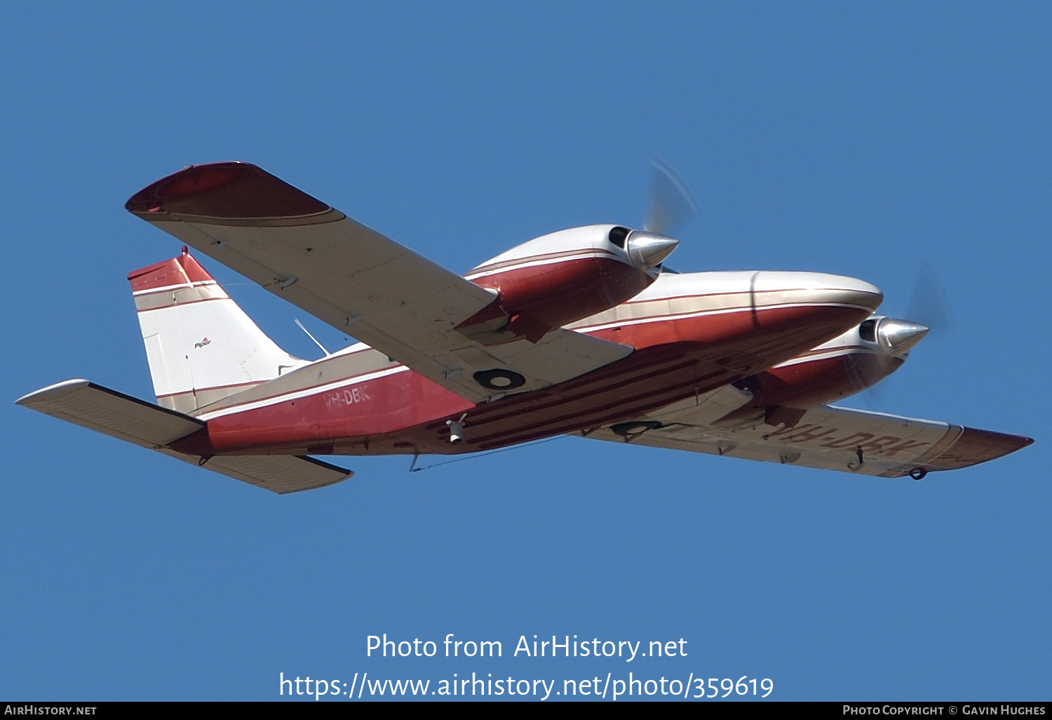 Aircraft Photo of VH-DBK | Piper PA-34-200T Seneca II | AirHistory.net #359619