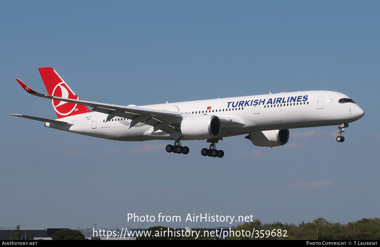 Aircraft Photo of F-WZFZ | Airbus A350-941 | Turkish Airlines | AirHistory.net #359682