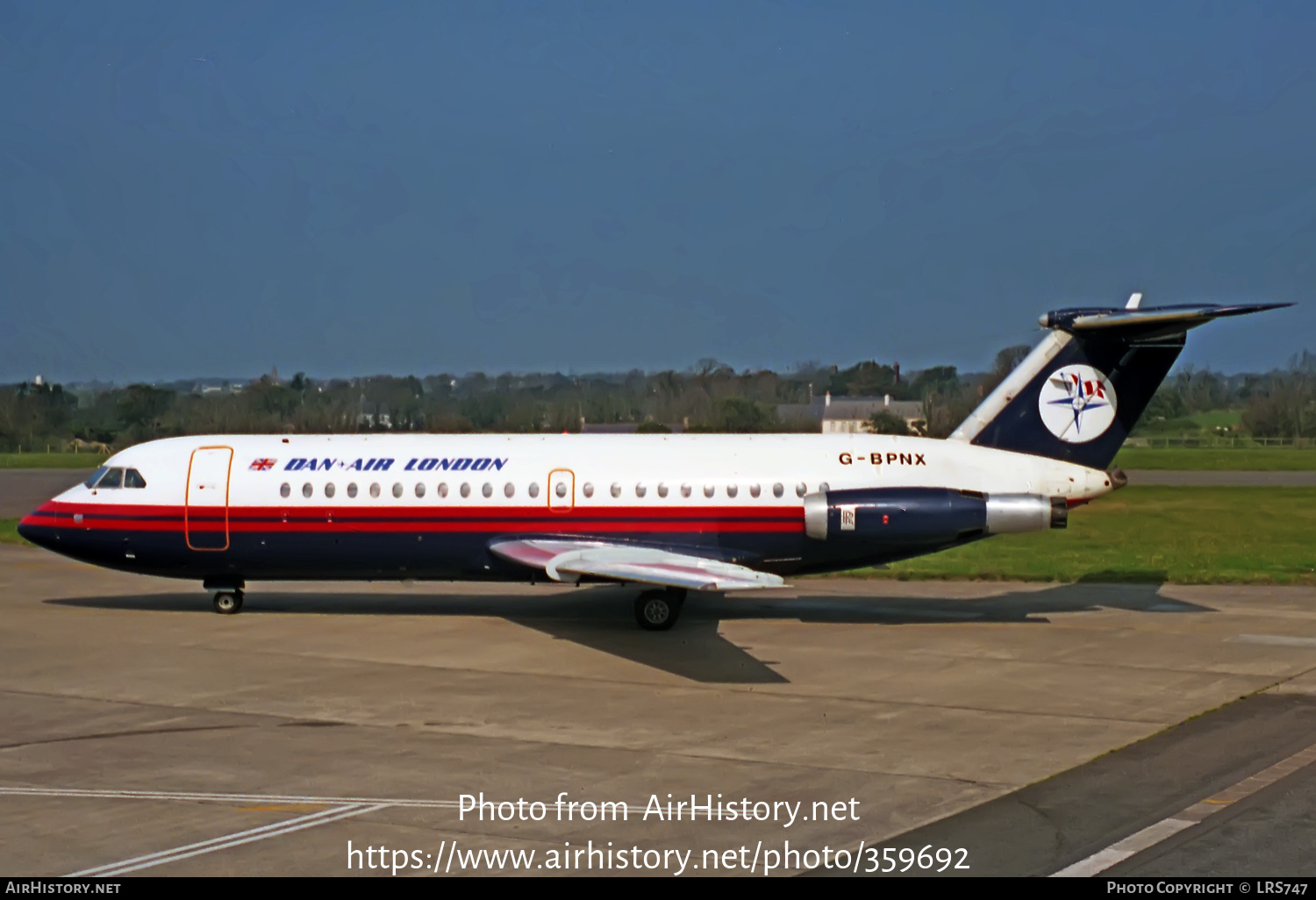 Aircraft Photo of G-BPNX | BAC 111-304AX One-Eleven | Dan-Air London | AirHistory.net #359692