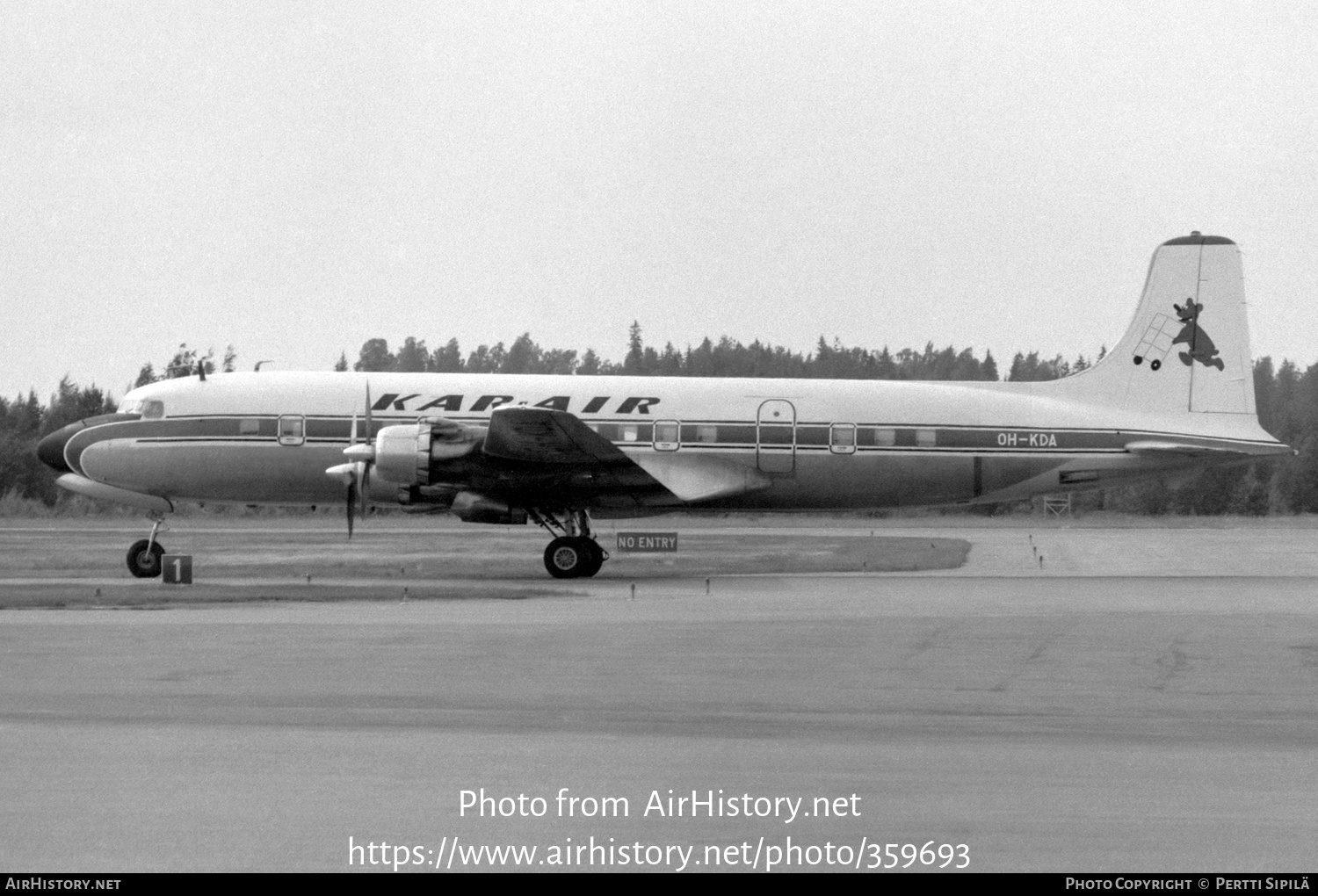 Aircraft Photo of OH-KDA | Douglas DC-6B(ST) | Kar-Air | AirHistory.net #359693