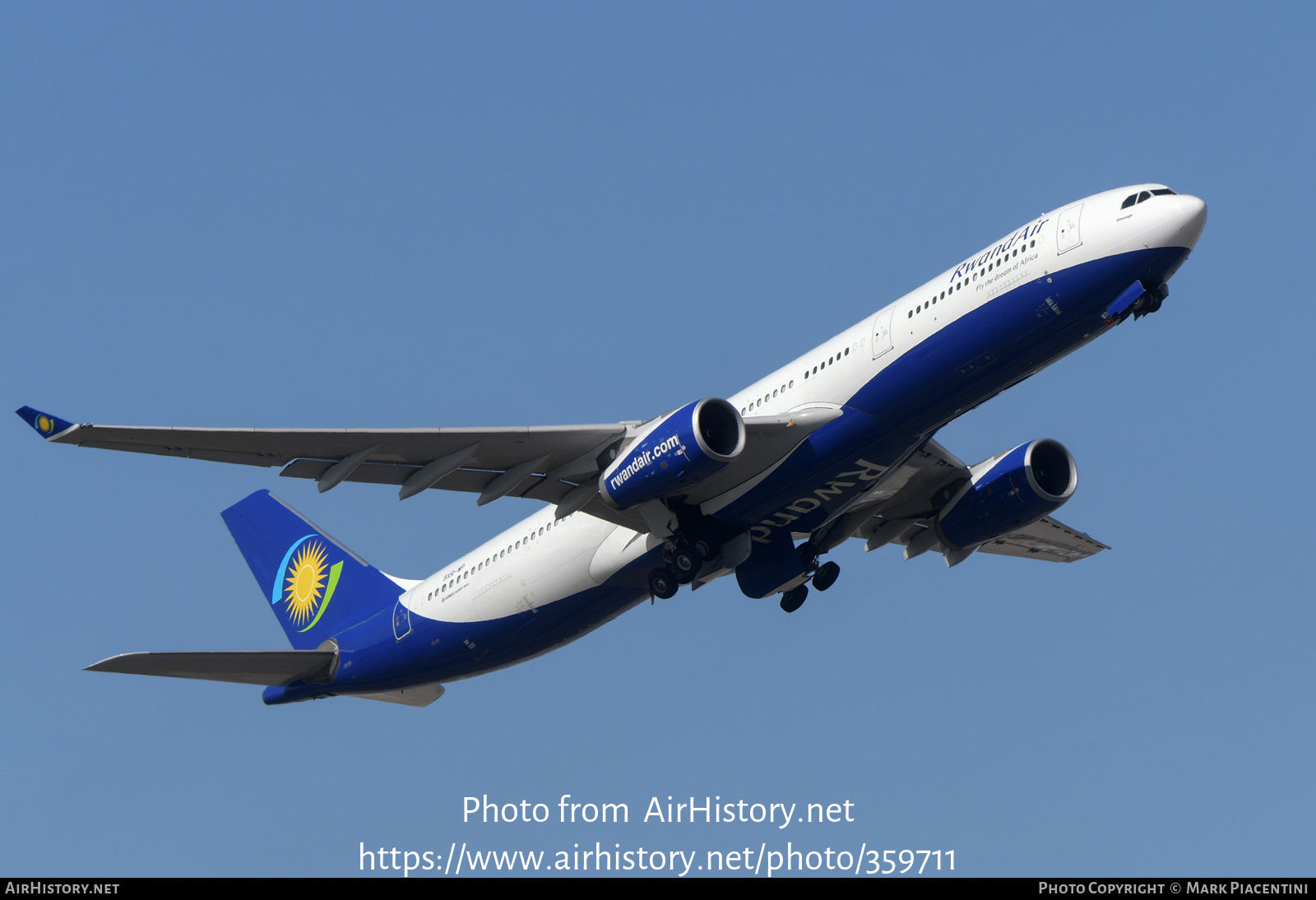 Aircraft Photo of 9XR-WP | Airbus A330-343 | RwandAir | AirHistory.net #359711