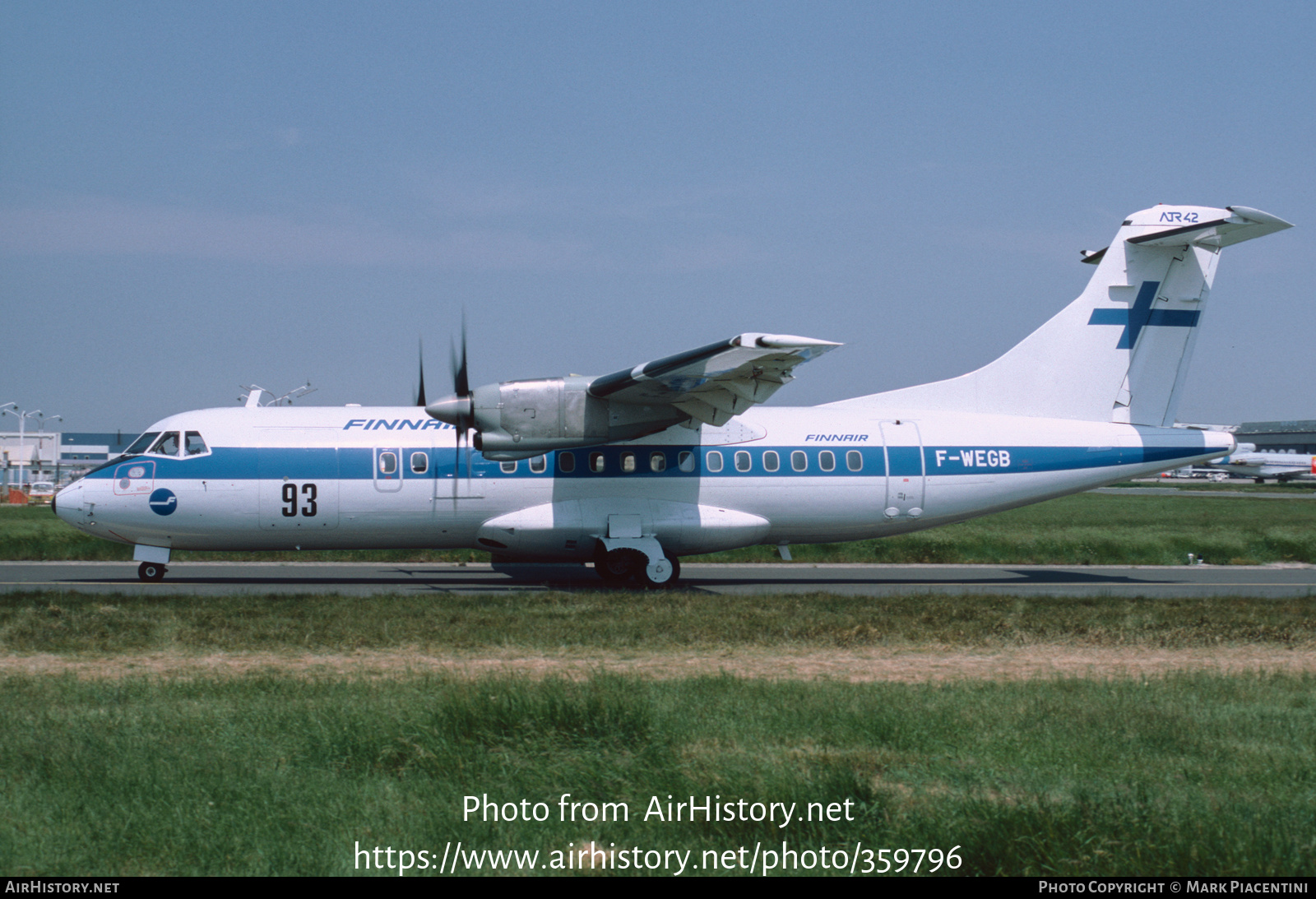 Aircraft Photo of F-WEGB | ATR ATR-42-200 | Finnair | AirHistory.net #359796