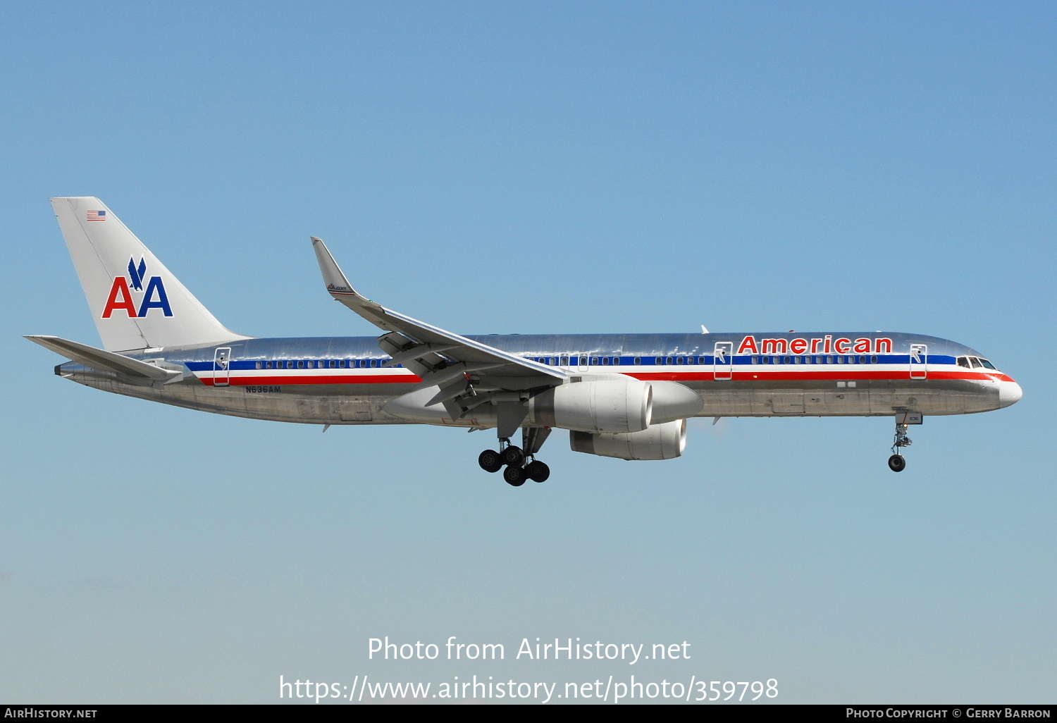 Aircraft Photo of N636AM | Boeing 757-223 | American Airlines | AirHistory.net #359798