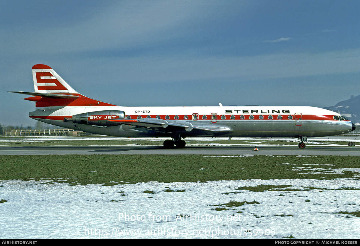 Aircraft Photo of OY-STD | Sud SE-210 Caravelle 10B3 Super B | Sterling Airways | AirHistory.net #359909