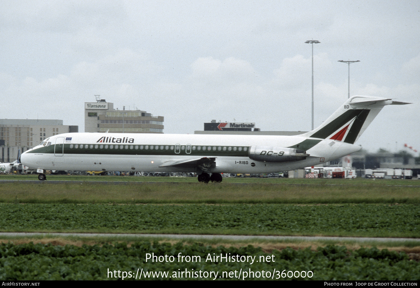 Aircraft Photo of I-RIBD | McDonnell Douglas DC-9-32 | Alitalia | AirHistory.net #360000