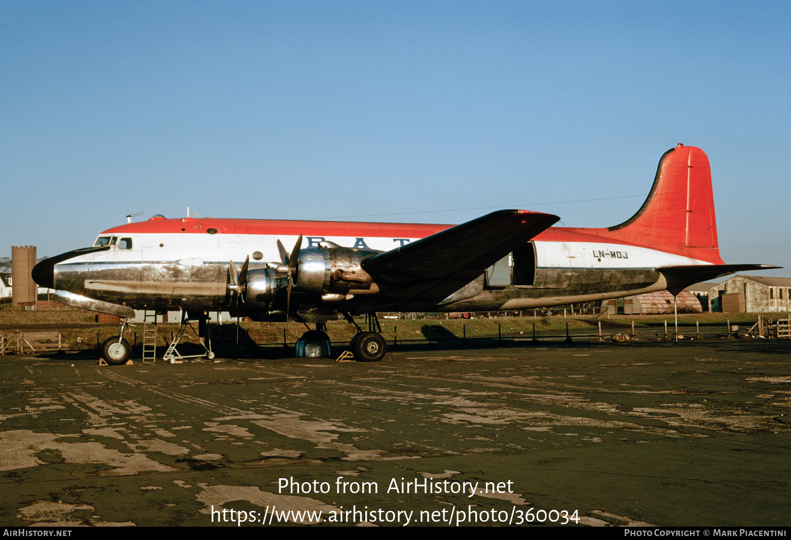 Aircraft Photo of LN-MOJ | Douglas C-54E Skymaster | Bergen Air Transport - BAT | AirHistory.net #360034