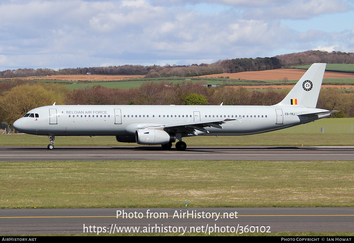 Aircraft Photo of CS-TRJ | Airbus A321-231 | Belgium - Air Force | AirHistory.net #360102