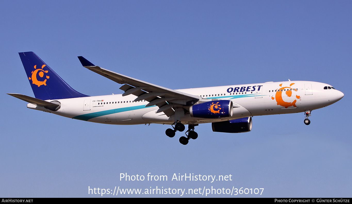 Aircraft Photo of CS-TRA | Airbus A330-243 | Orbest | AirHistory.net #360107