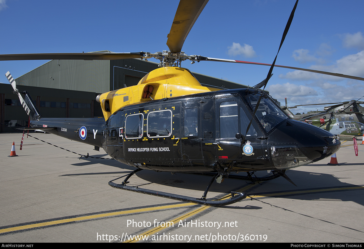 Aircraft Photo of ZJ238 | Bell 412EP Griffin HT1 | UK - Air Force | AirHistory.net #360119