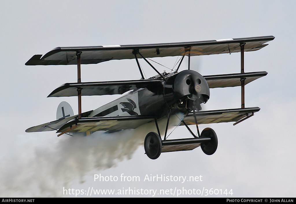 Aircraft Photo of G-BVGZ / 152/17 | Fokker Dr.1 (replica) | Germany - Air Force | AirHistory.net #360144