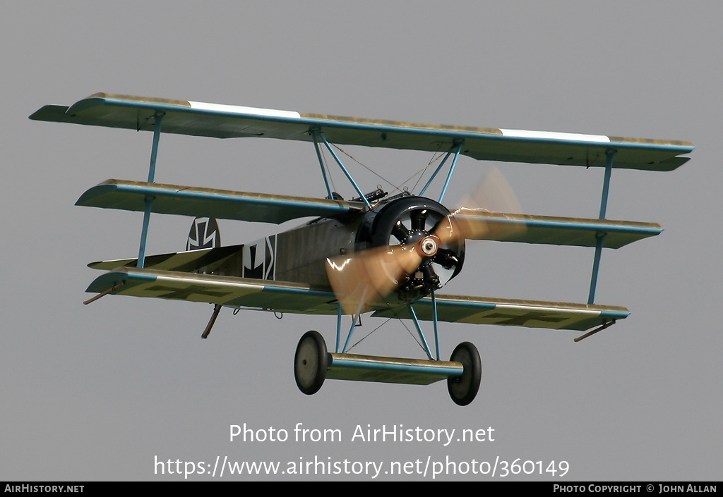 Aircraft Photo of G-CDXR / 403/17 | Fokker Dr.1 (replica) | Germany - Air Force | AirHistory.net #360149