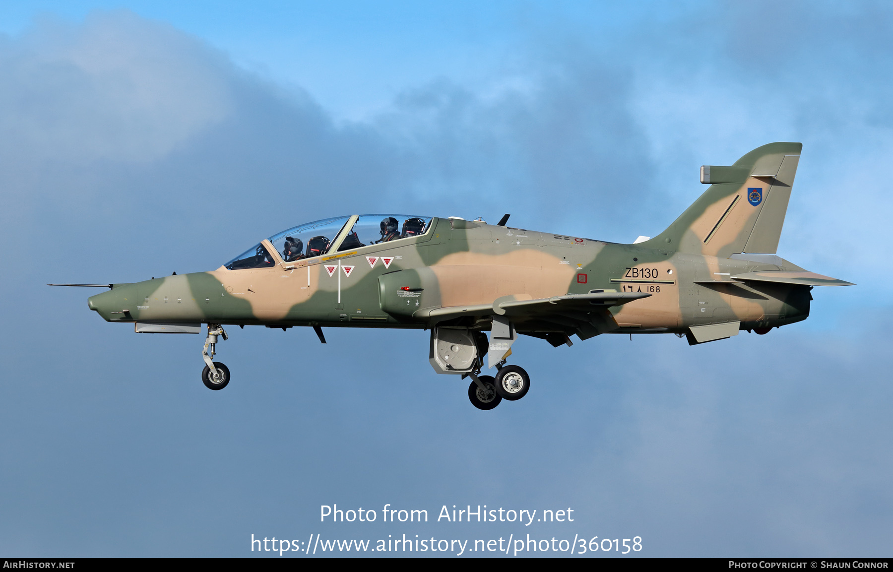 Aircraft Photo of ZB130 / 168 | BAE Systems Hawk 166 | BAE Systems | Oman - Air Force | AirHistory.net #360158