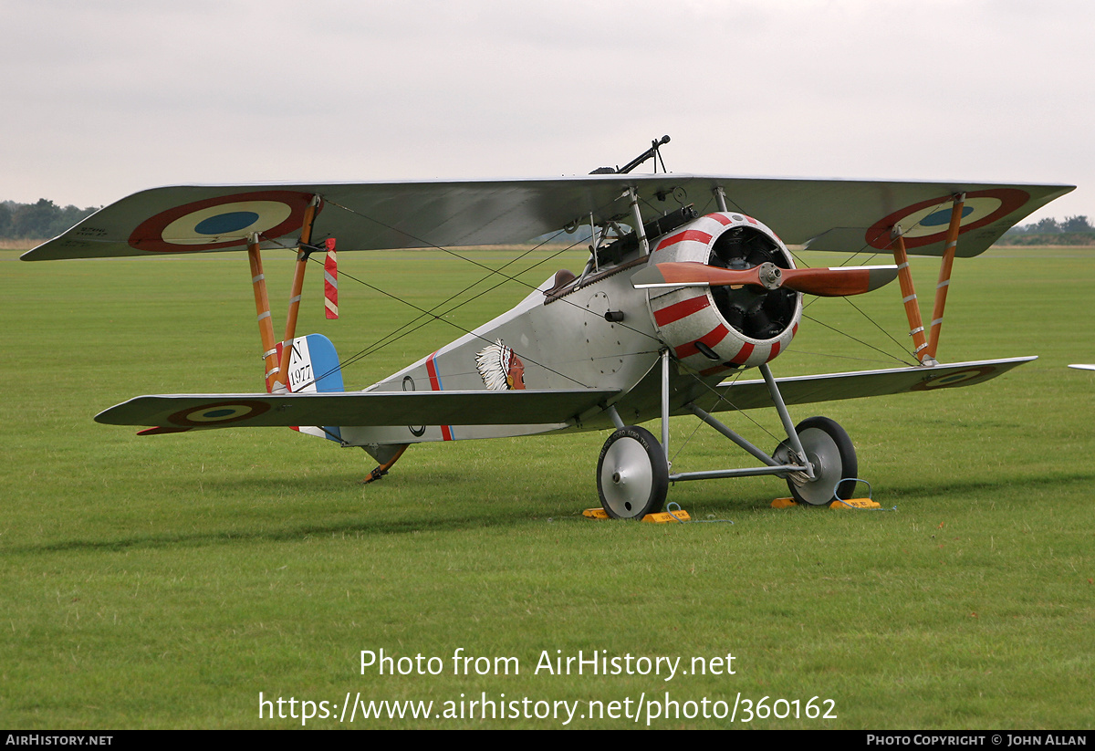 Aircraft Photo of G-BWMJ / N1977 | Nieuport 17/23 Scout (replica) | France - Air Force | AirHistory.net #360162