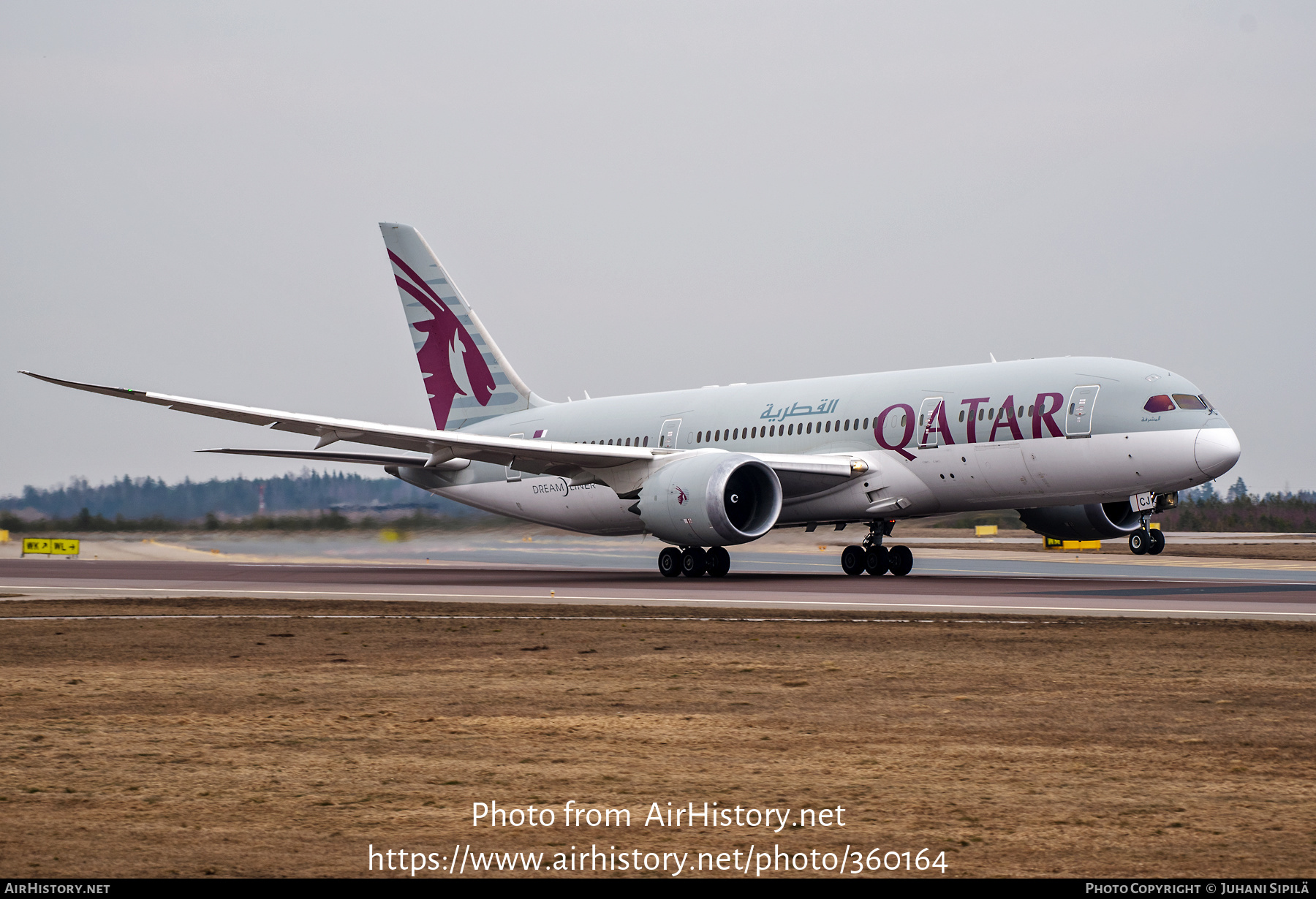 Aircraft Photo of A7-BCJ | Boeing 787-8 Dreamliner | Qatar Airways | AirHistory.net #360164