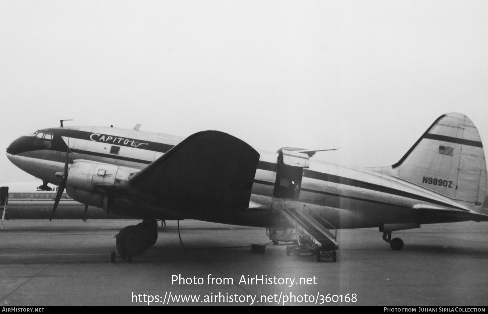 Aircraft Photo of N9890Z | Curtiss C-46D Commando | Capitol Airways | AirHistory.net #360168