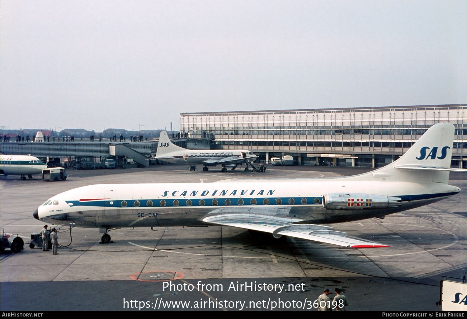 Aircraft Photo of SE-DAF | Sud SE-210 Caravelle III | Scandinavian Airlines - SAS | AirHistory.net #360198