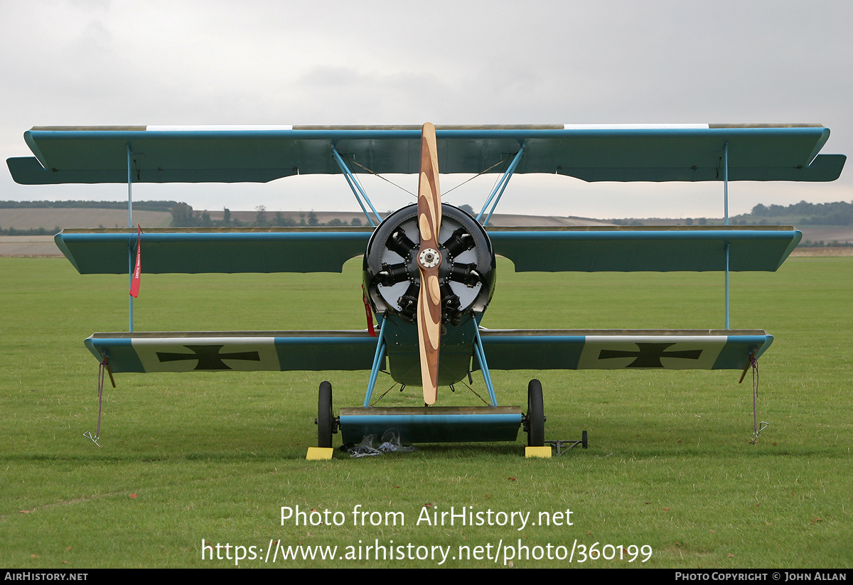 Aircraft Photo of G-CDXR / 403/17 | Fokker Dr.1 (replica) | Germany - Air Force | AirHistory.net #360199