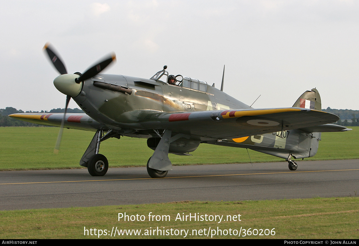 Aircraft Photo of G-HURR / BD707 | Hawker Hurricane Mk12 | UK - Air Force | AirHistory.net #360206