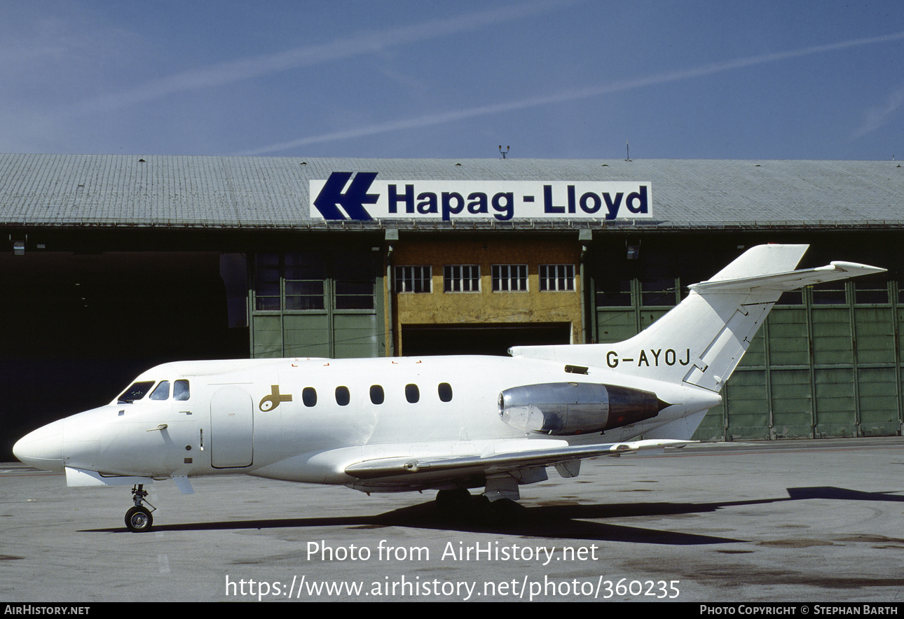 Aircraft Photo of G-AYOJ | Hawker Siddeley HS-125-400B | AirHistory.net #360235