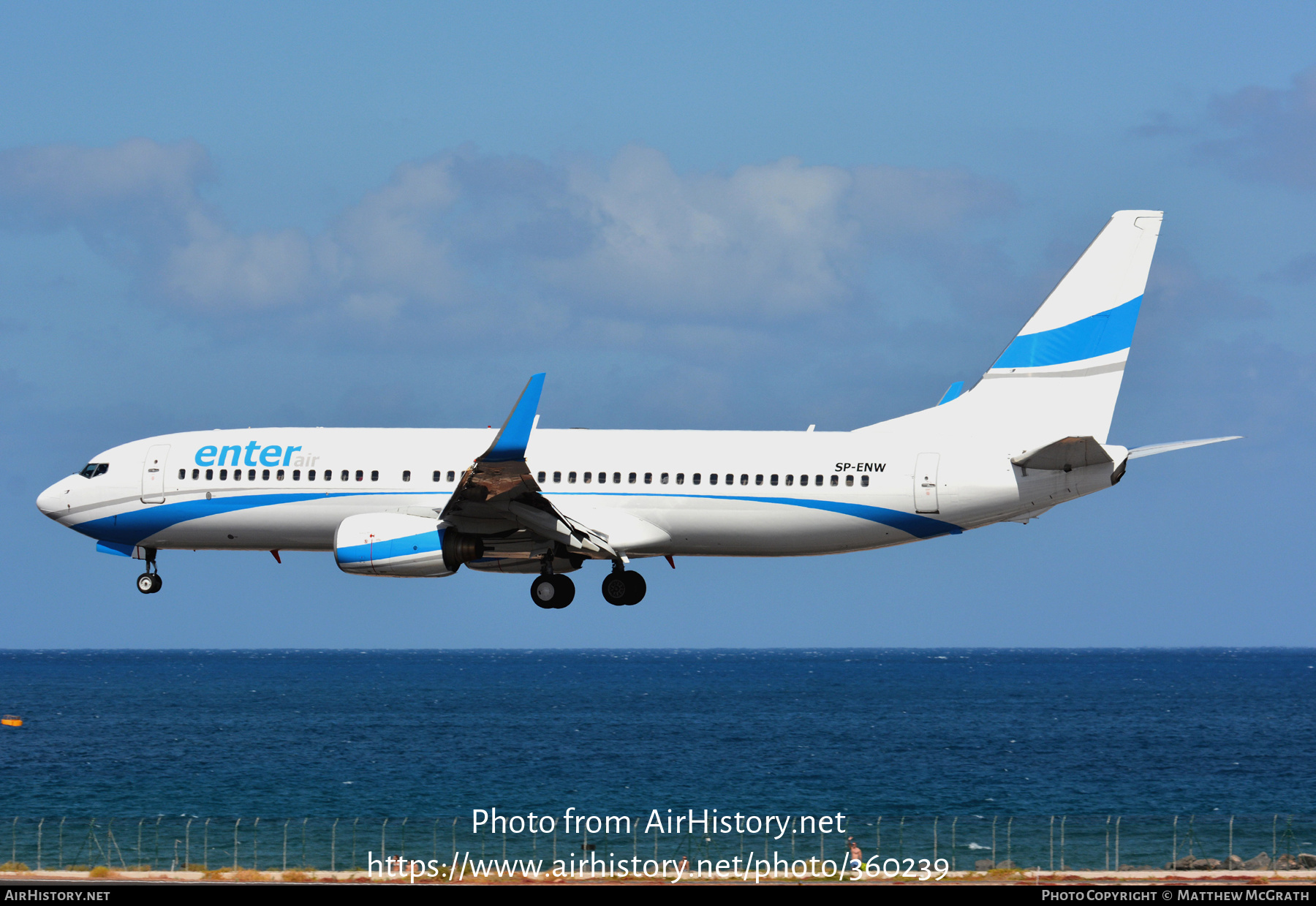 Aircraft Photo of SP-ENW | Boeing 737-86J | Enter Air | AirHistory.net #360239