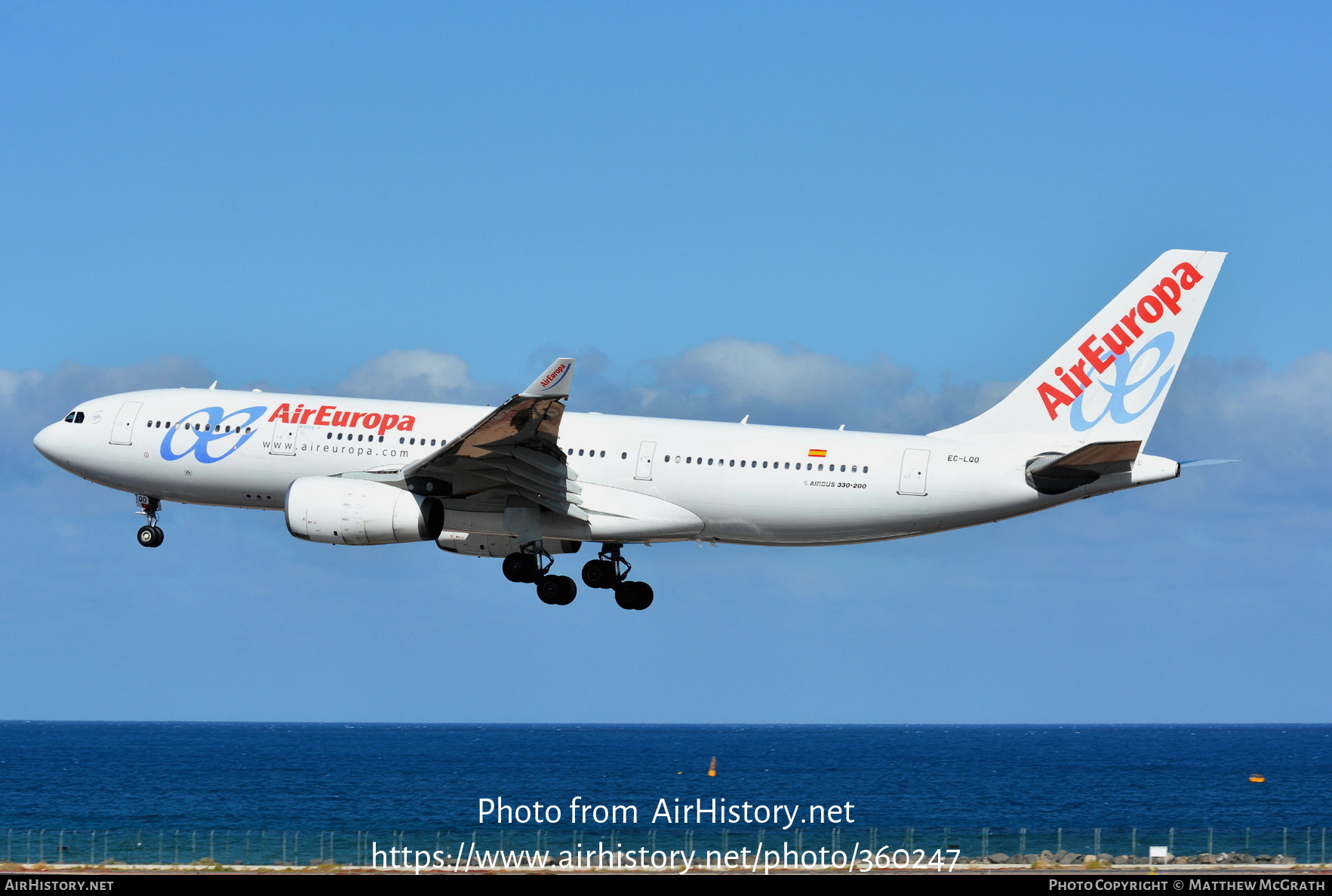 Aircraft Photo of EC-LQO | Airbus A330-243 | Air Europa | AirHistory.net #360247