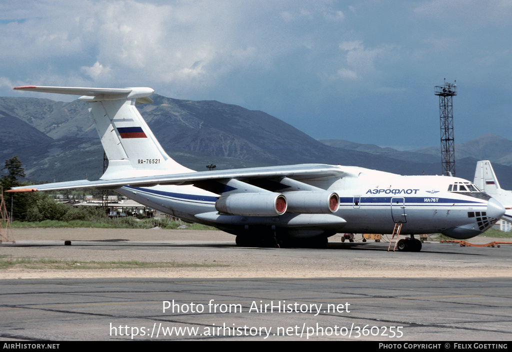 Aircraft Photo of RA-76521 | Ilyushin Il-76T | Aeroflot | AirHistory.net #360255