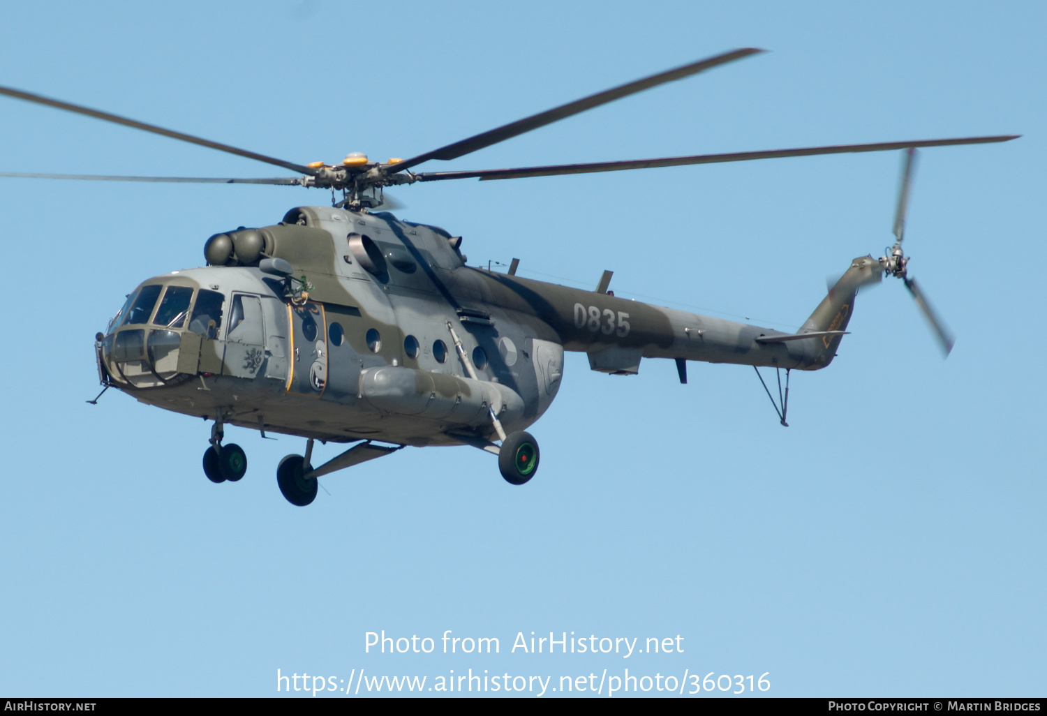 Aircraft Photo of 0835 | Mil Mi-17 | Czechia - Air Force | AirHistory.net #360316