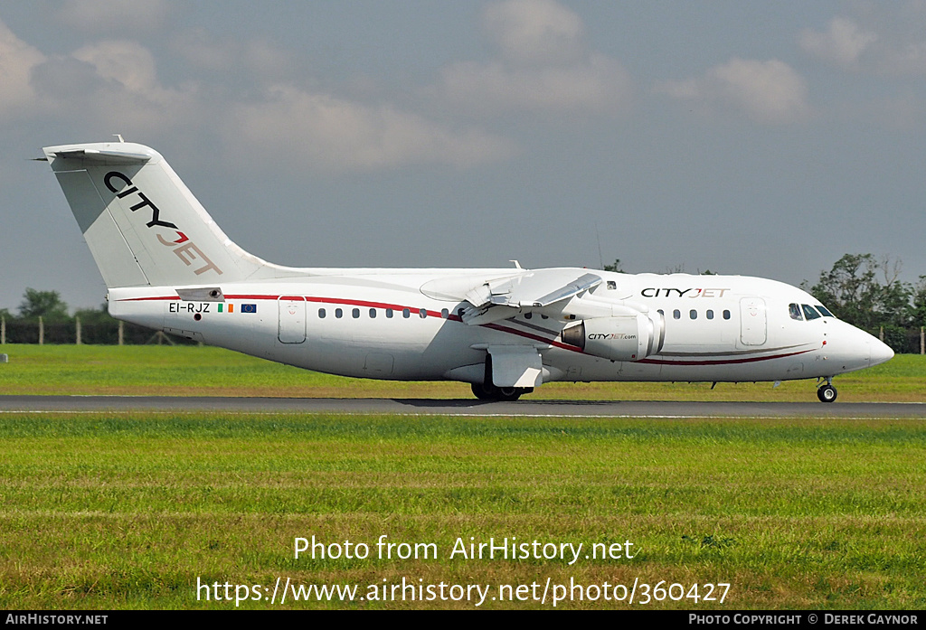 Aircraft Photo of EI-RJZ | British Aerospace Avro 146-RJ85 | CityJet | AirHistory.net #360427