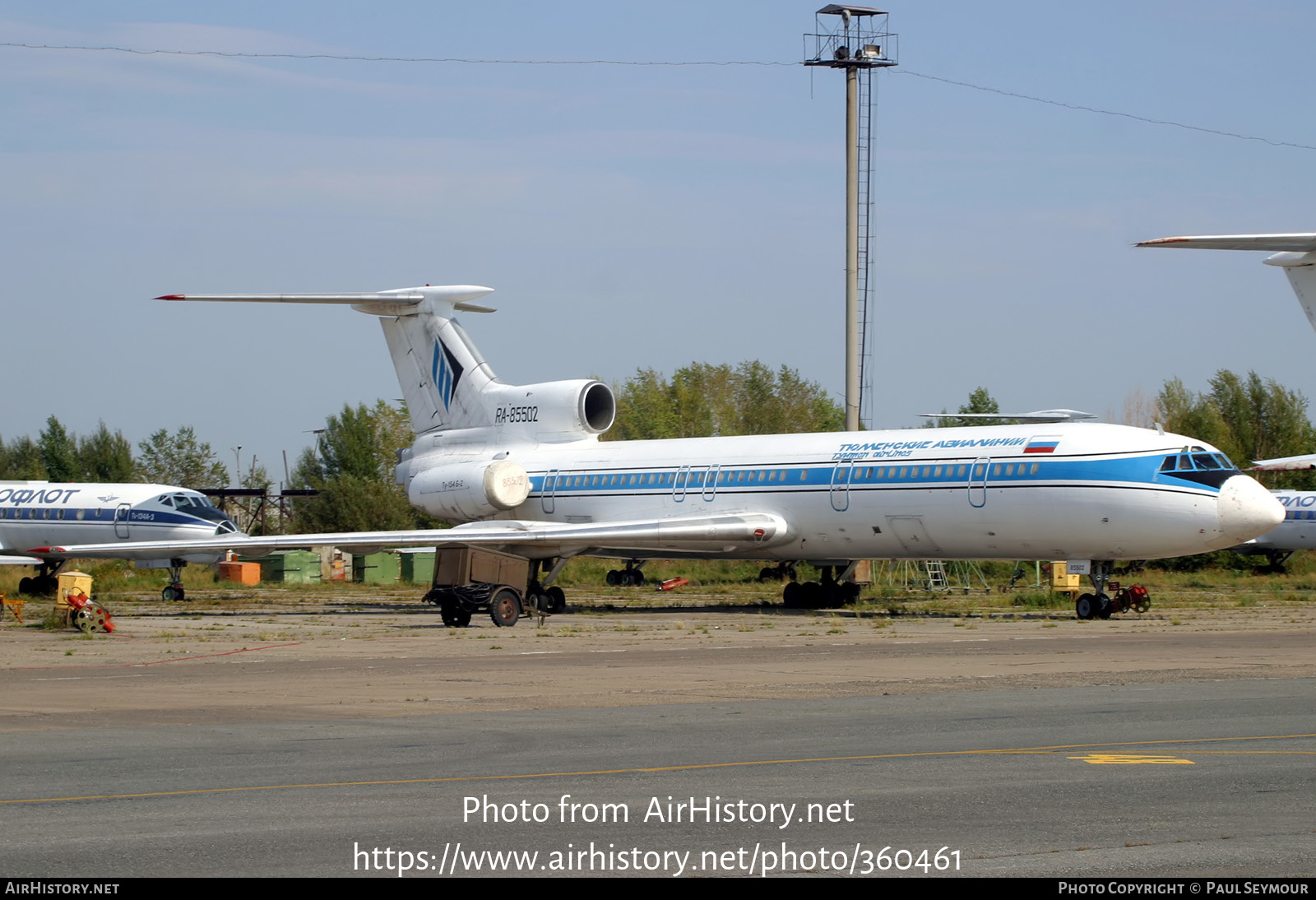 Aircraft Photo of RA-85502 | Tupolev Tu-154B-2 | Tyumen Airlines | AirHistory.net #360461