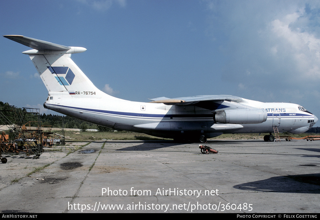 Aircraft Photo of RA-76754 | Ilyushin Il-76T | Aviatrans | AirHistory.net #360485