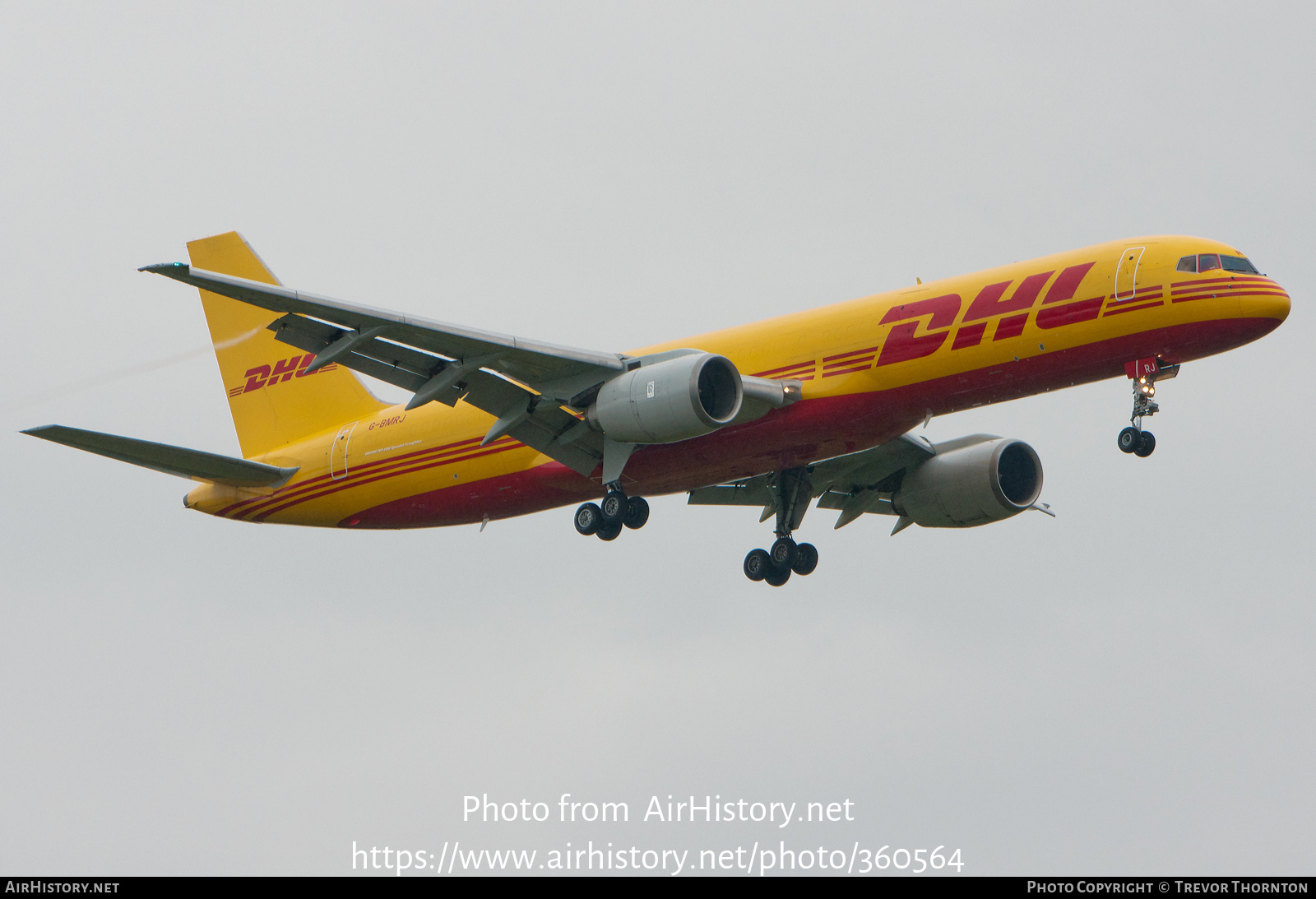 Aircraft Photo of G-BMRJ | Boeing 757-236/SF | DHL International | AirHistory.net #360564