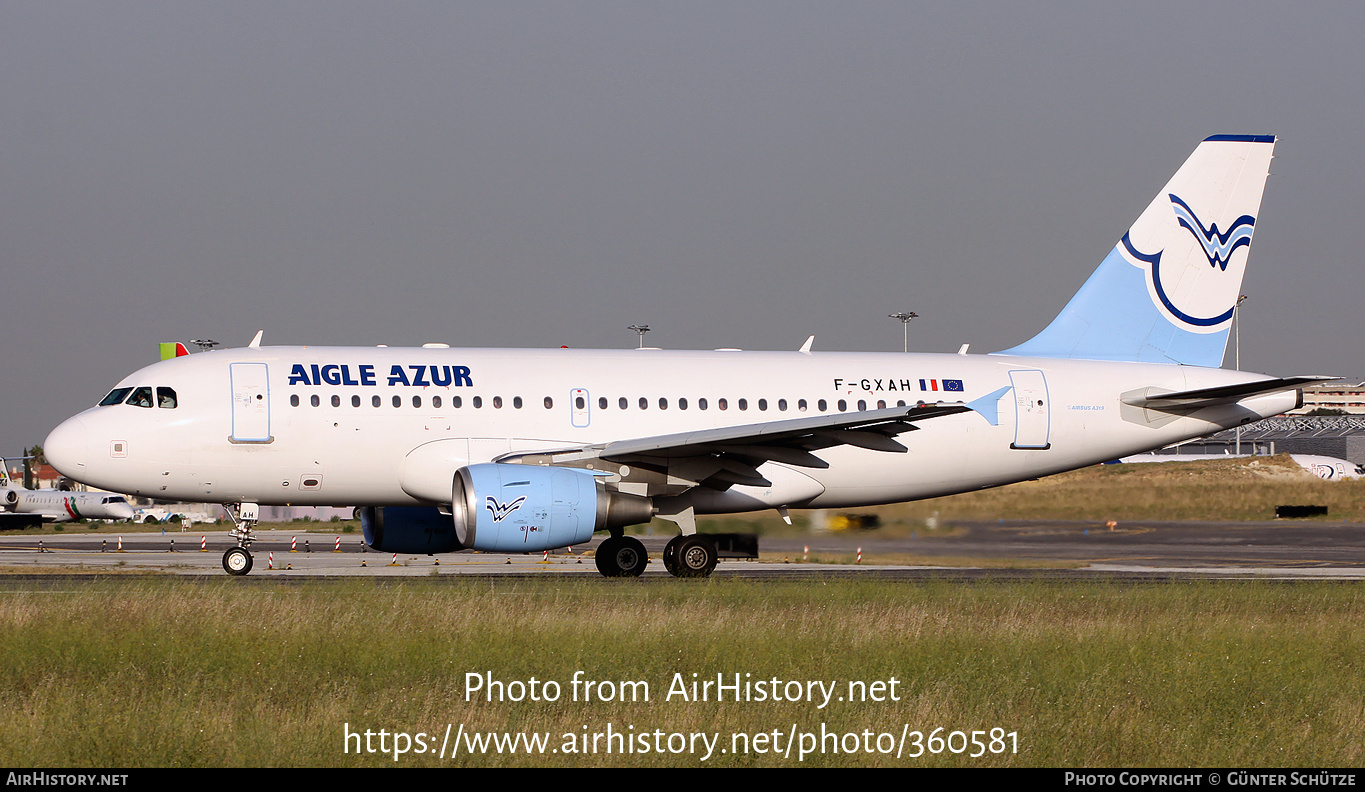 Aircraft Photo of F-GXAH | Airbus A319-112 | Aigle Azur | AirHistory.net #360581