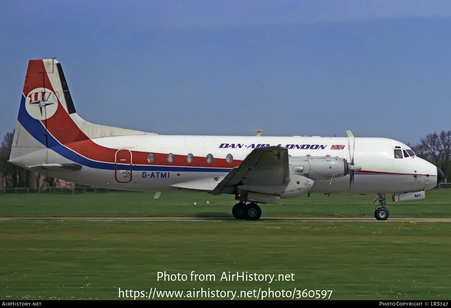 Aircraft Photo of G-ATMI | Hawker Siddeley HS-748 Srs2/225 | Dan-Air London | AirHistory.net #360597