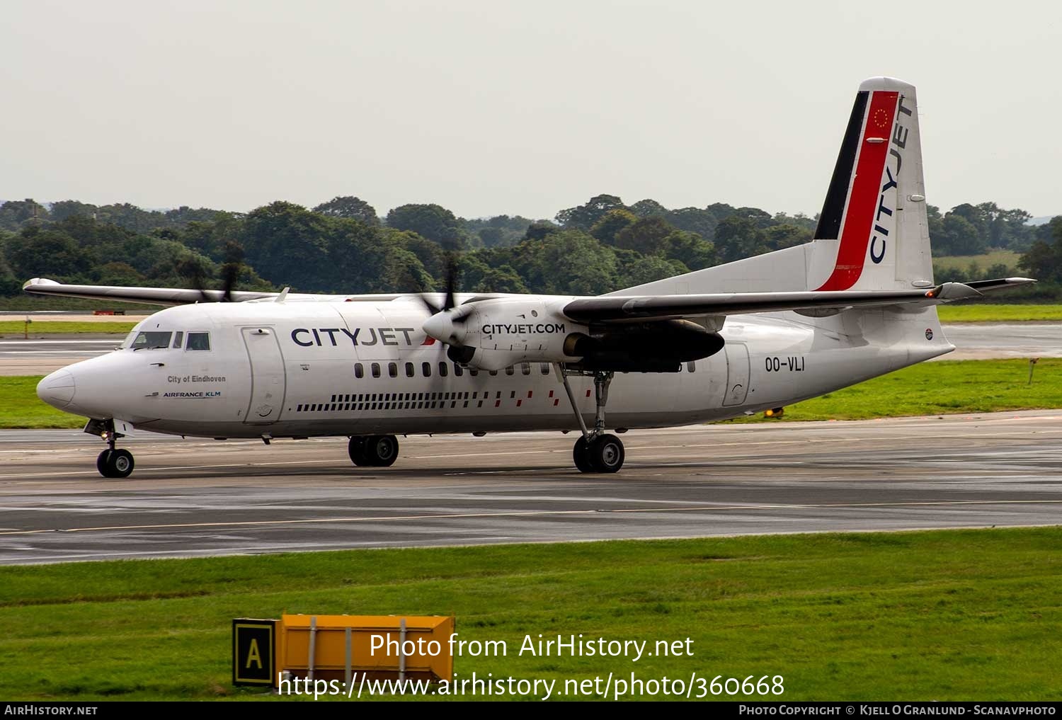 Aircraft Photo of OO-VLI | Fokker 50 | CityJet | AirHistory.net #360668