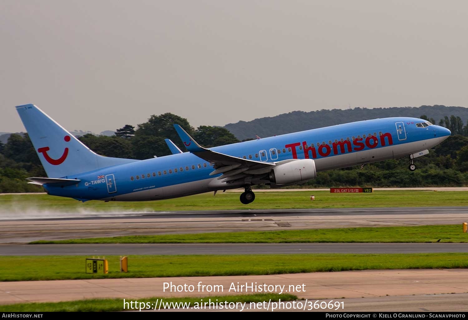 Aircraft Photo of G-TAWG | Boeing 737-8K5 | TUI | AirHistory.net #360691