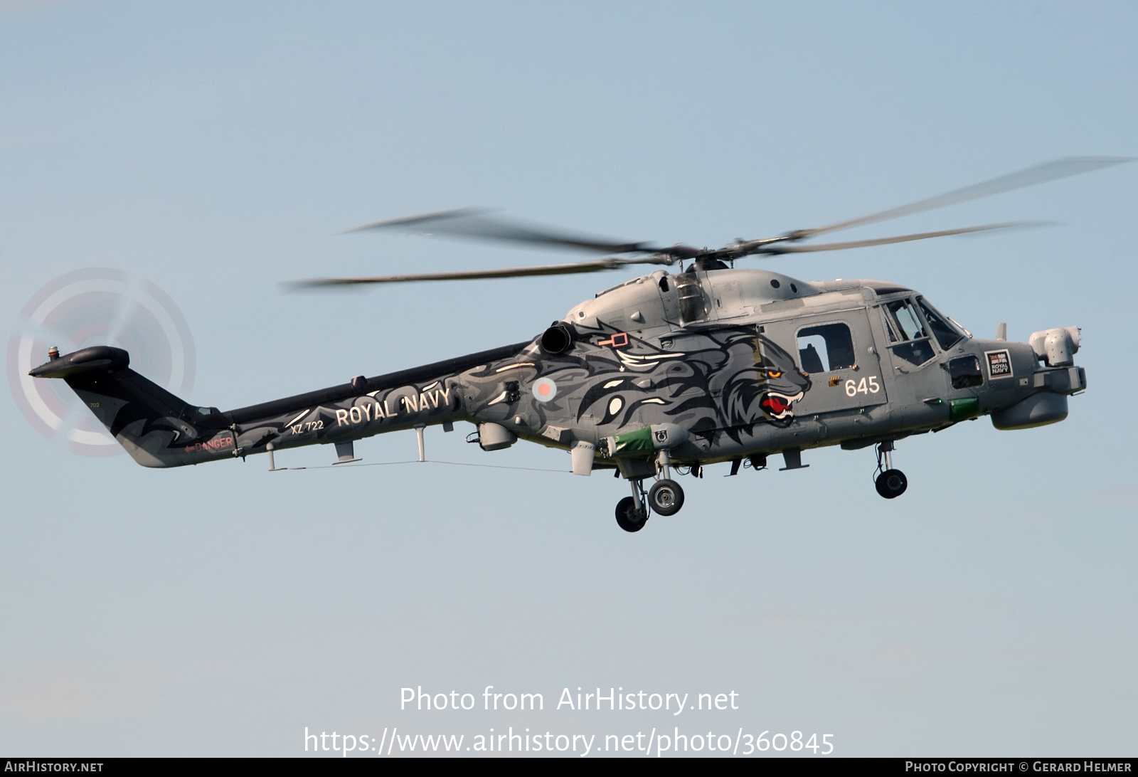 Aircraft Photo of XZ722 | Westland WG-13 Lynx HMA8DSP | UK - Navy | AirHistory.net #360845