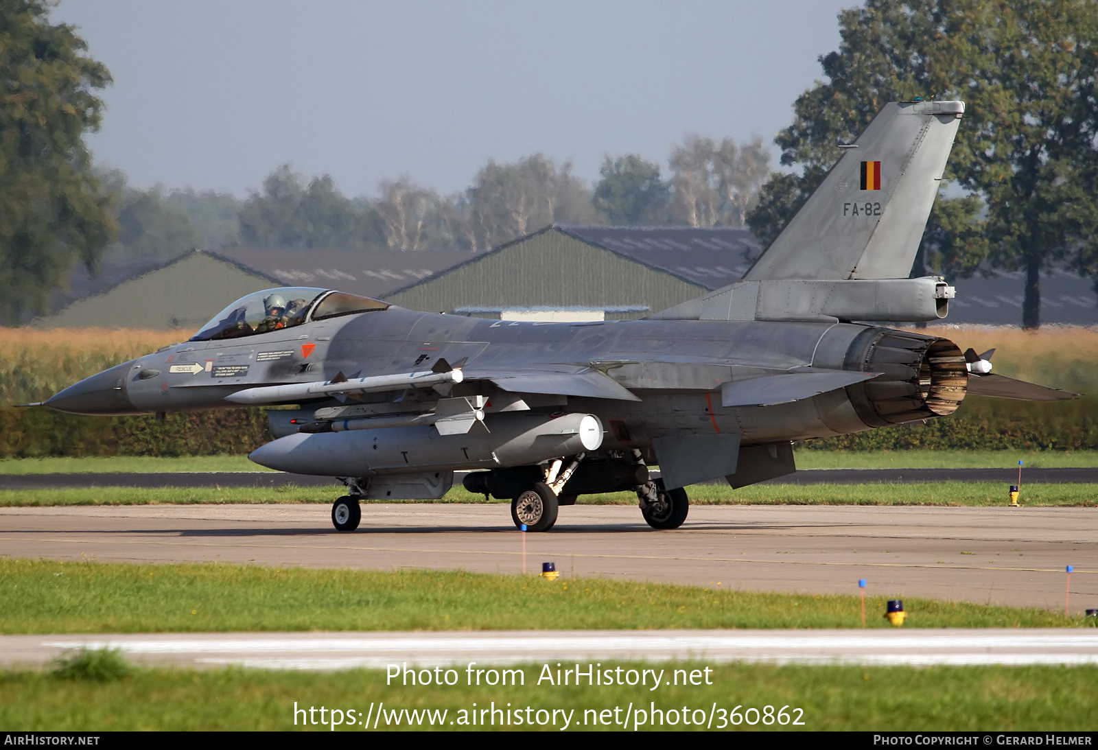 Aircraft Photo of FA-82 | General Dynamics F-16AM Fighting Falcon | Belgium - Air Force | AirHistory.net #360862