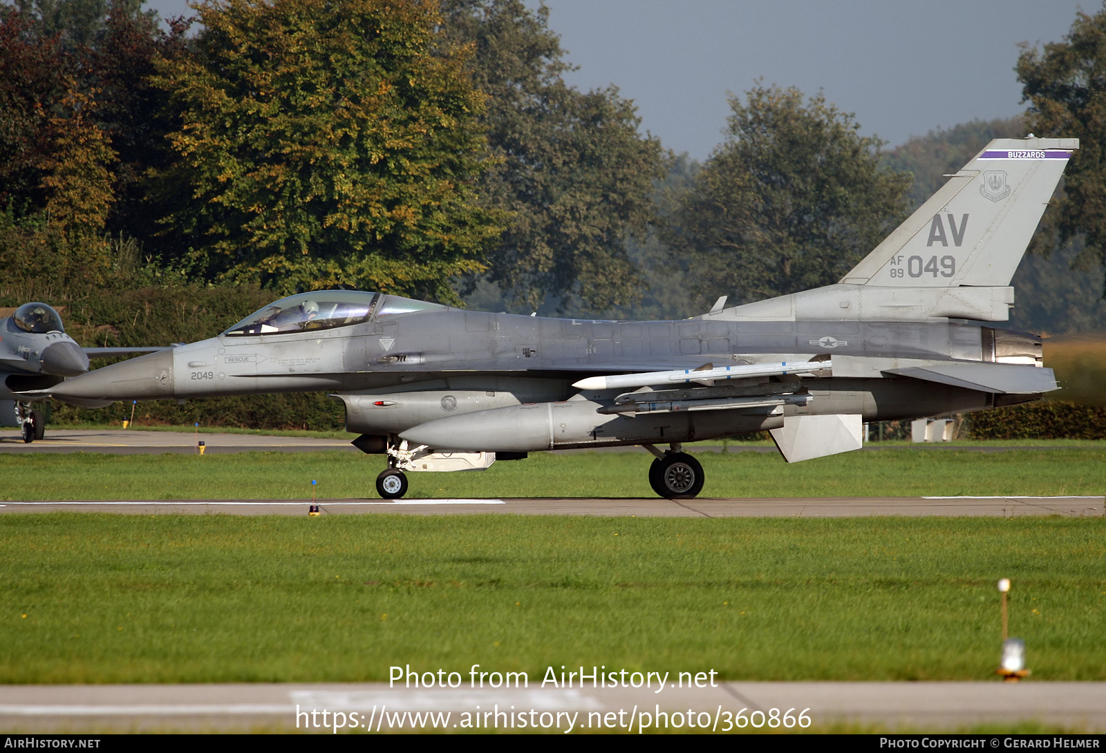 Aircraft Photo of 89-2049 / AF89-049 | General Dynamics F-16CM Fighting Falcon | USA - Air Force | AirHistory.net #360866