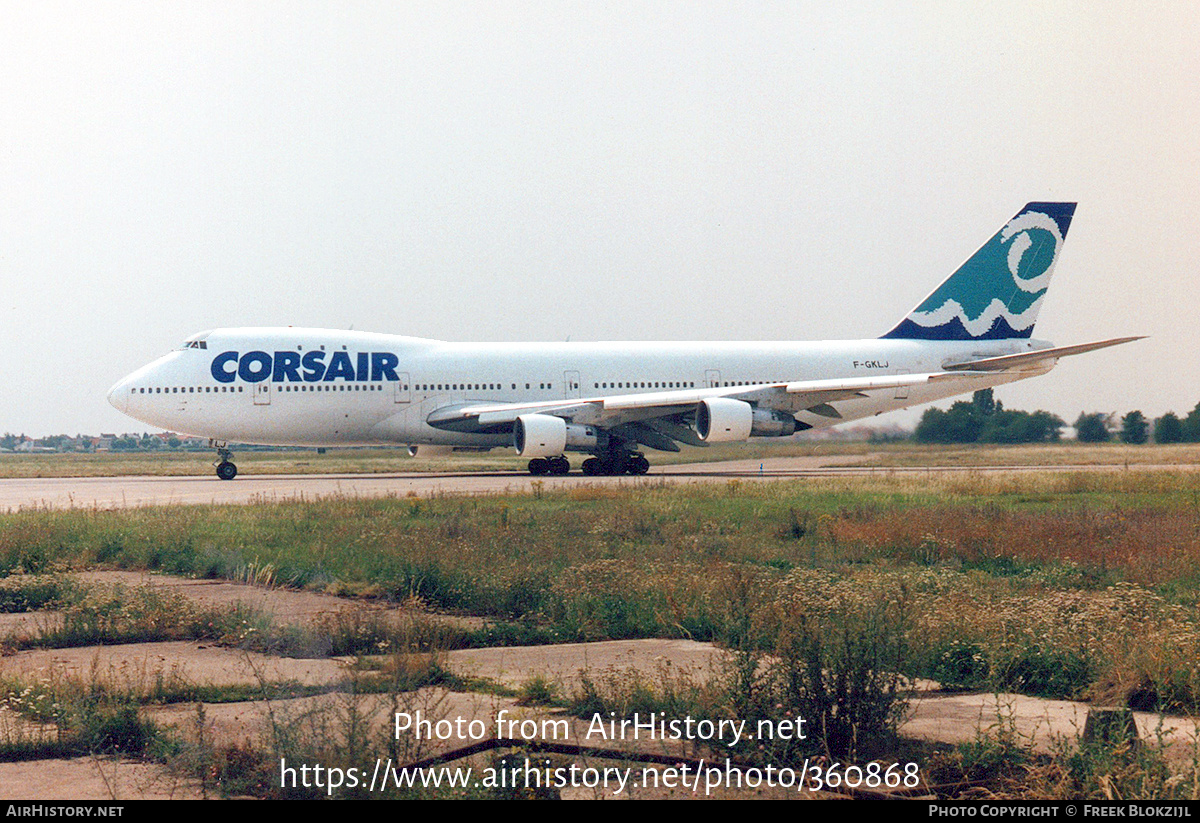 Aircraft Photo of F-GKLJ | Boeing 747-121 | Corsair | AirHistory.net #360868