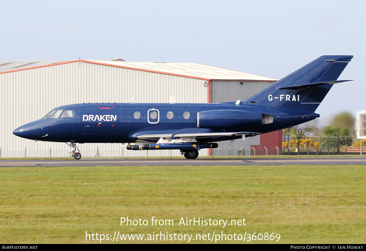 Aircraft Photo of G-FRAI | Dassault Falcon 20E | Draken Europe | AirHistory.net #360869