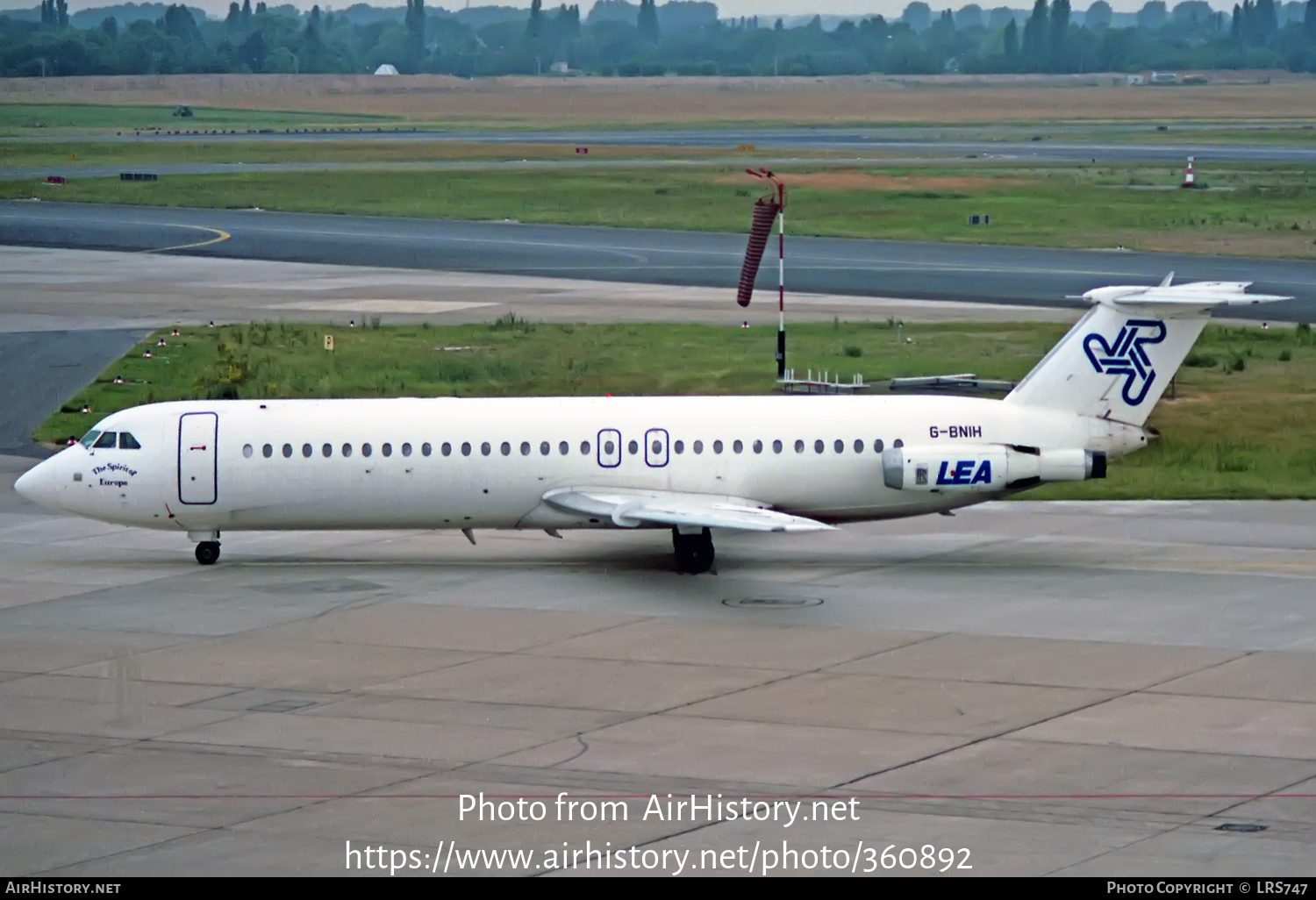 Aircraft Photo of G-BNIH | British Aerospace Rombac 111-561RC One-Eleven | London European Airways - LEA | AirHistory.net #360892