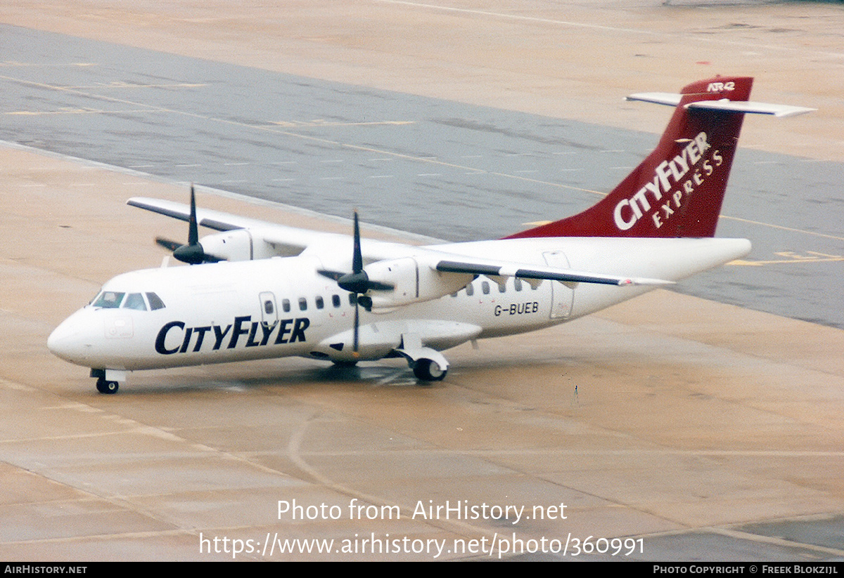 Aircraft Photo of G-BUEB | ATR ATR-42-300 | Cityflyer Express | AirHistory.net #360991