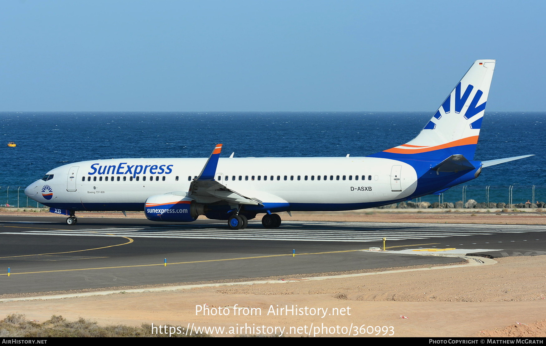 Aircraft Photo of D-ASXB | Boeing 737-8Z9 | SunExpress | AirHistory.net #360993