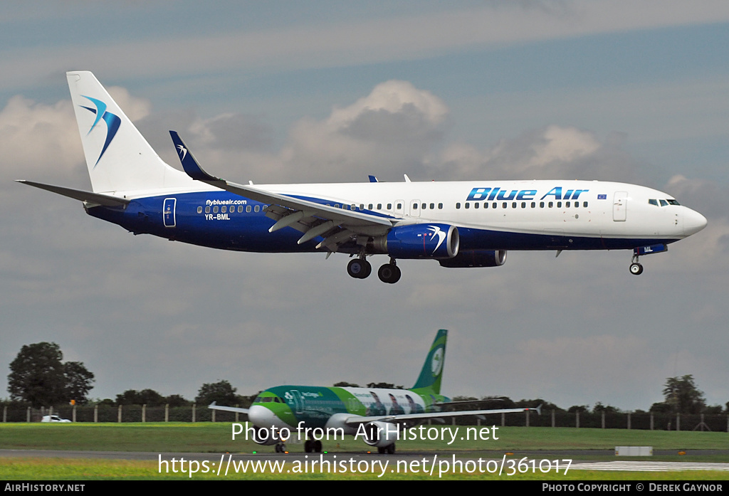 Aircraft Photo of YR-BML | Boeing 737-82R | Blue Air | AirHistory.net #361017