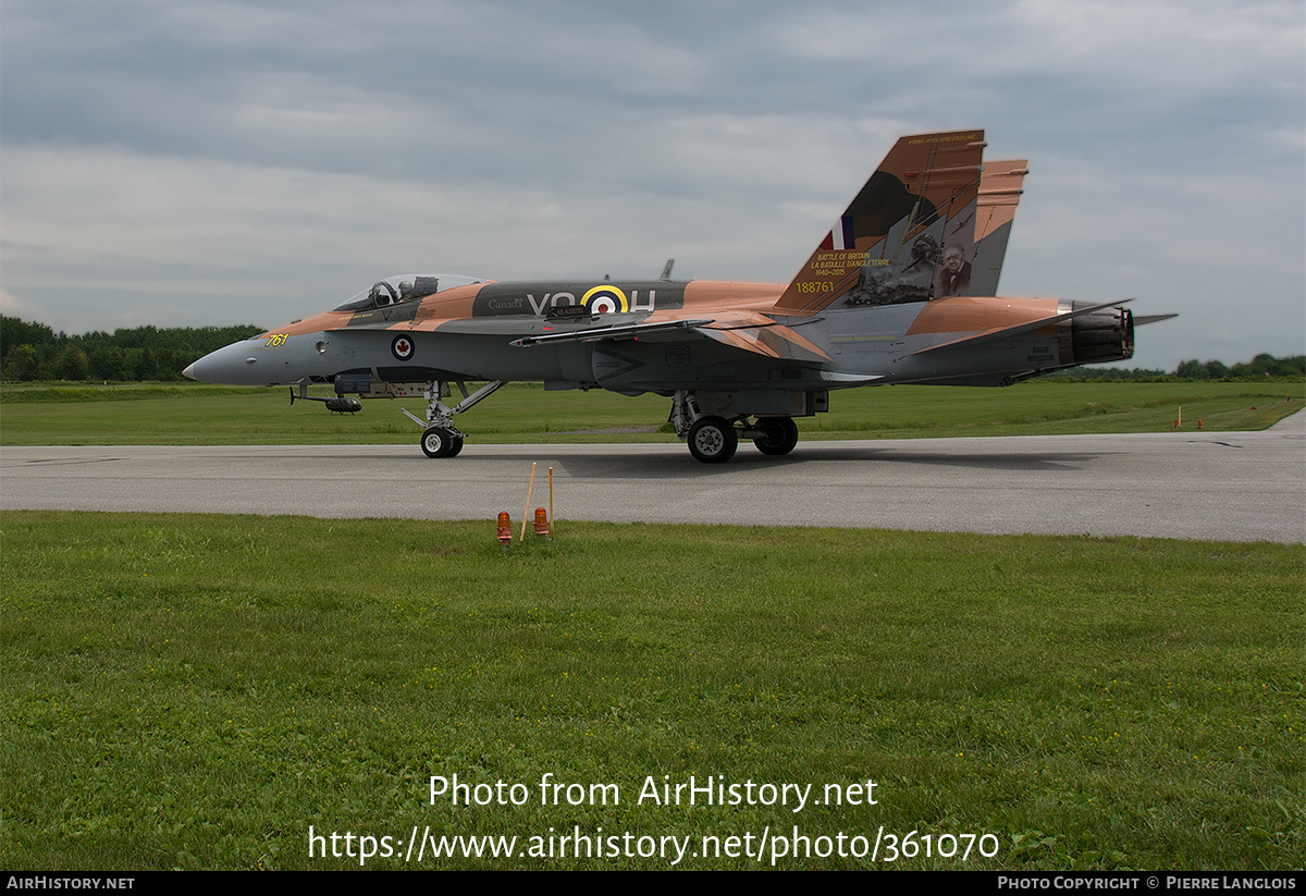 Aircraft Photo of 188761 | McDonnell Douglas CF-188 Hornet | Canada - Air Force | AirHistory.net #361070