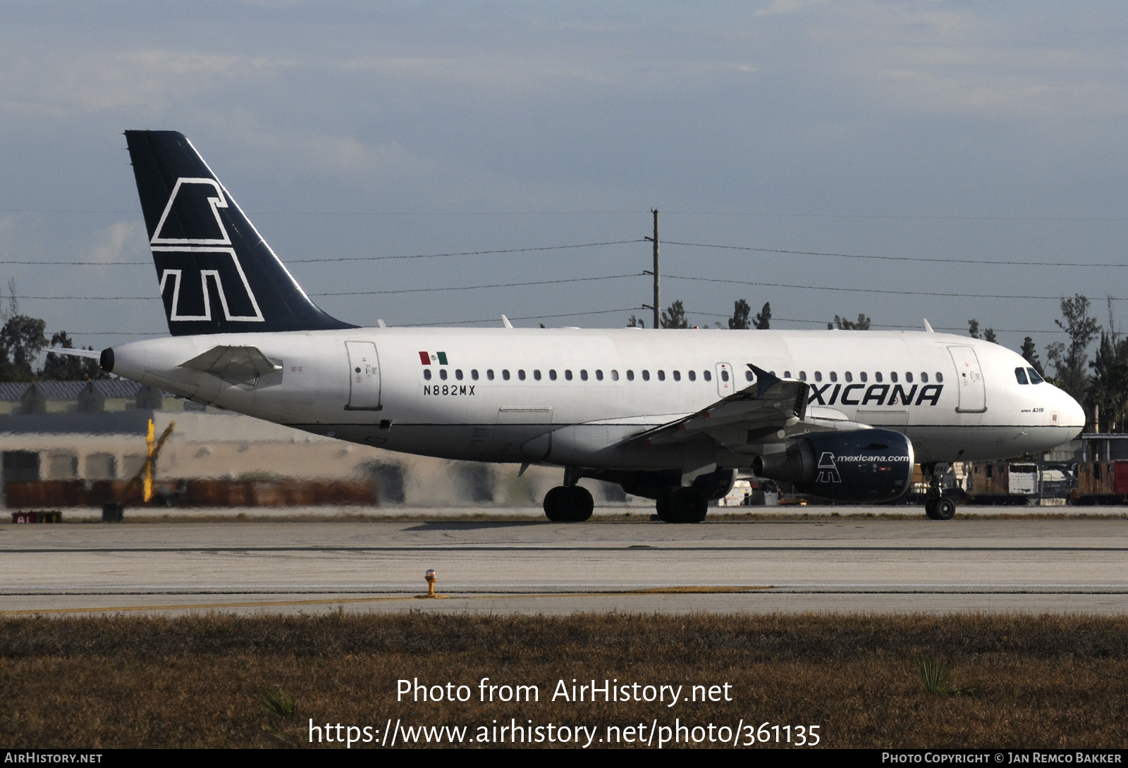 Aircraft Photo of N882MX | Airbus A319-112 | Mexicana | AirHistory.net #361135