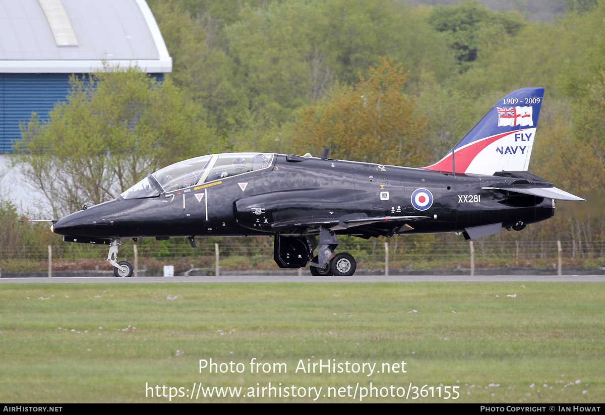 Aircraft Photo of XX281 | British Aerospace Hawk T.1A | UK - Navy | AirHistory.net #361155